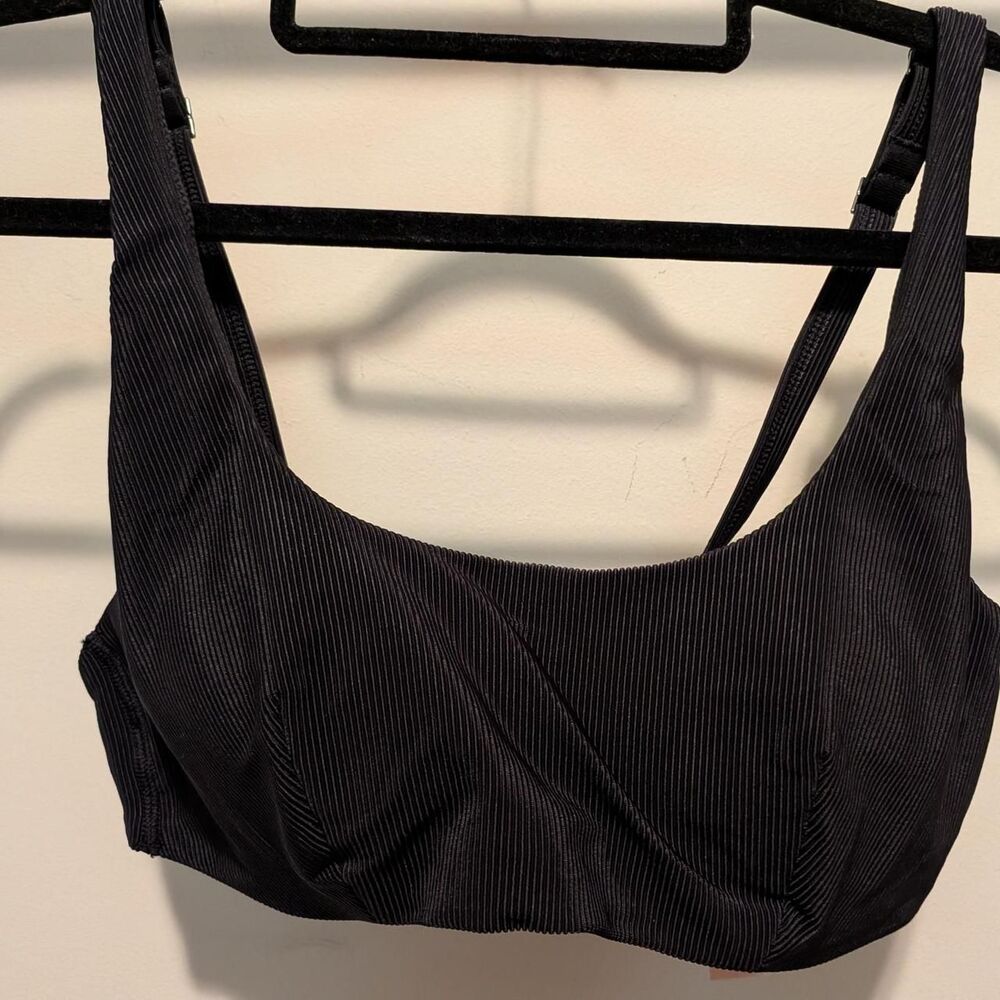 Women's Black and Navy Bra